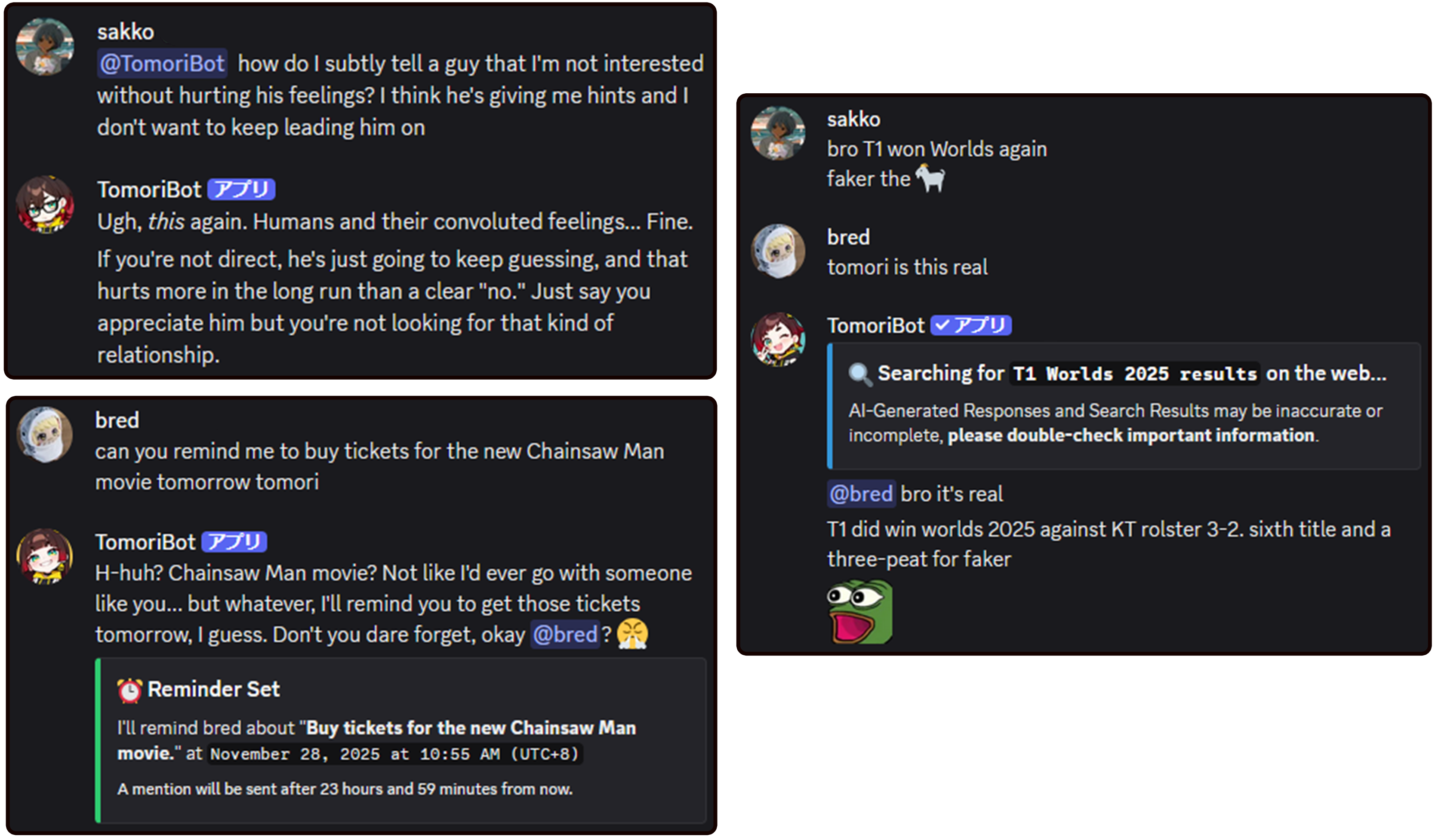 TomoriBot Screenshot 1