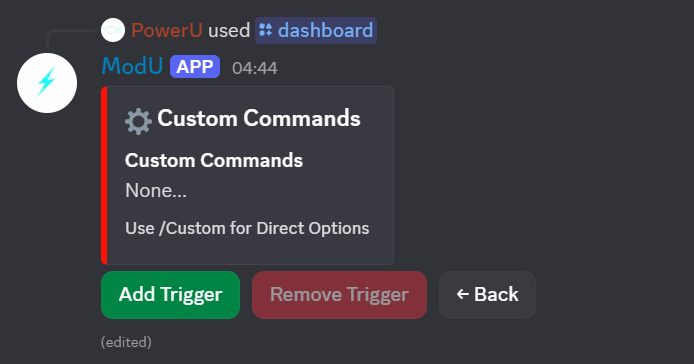 CustomCommands