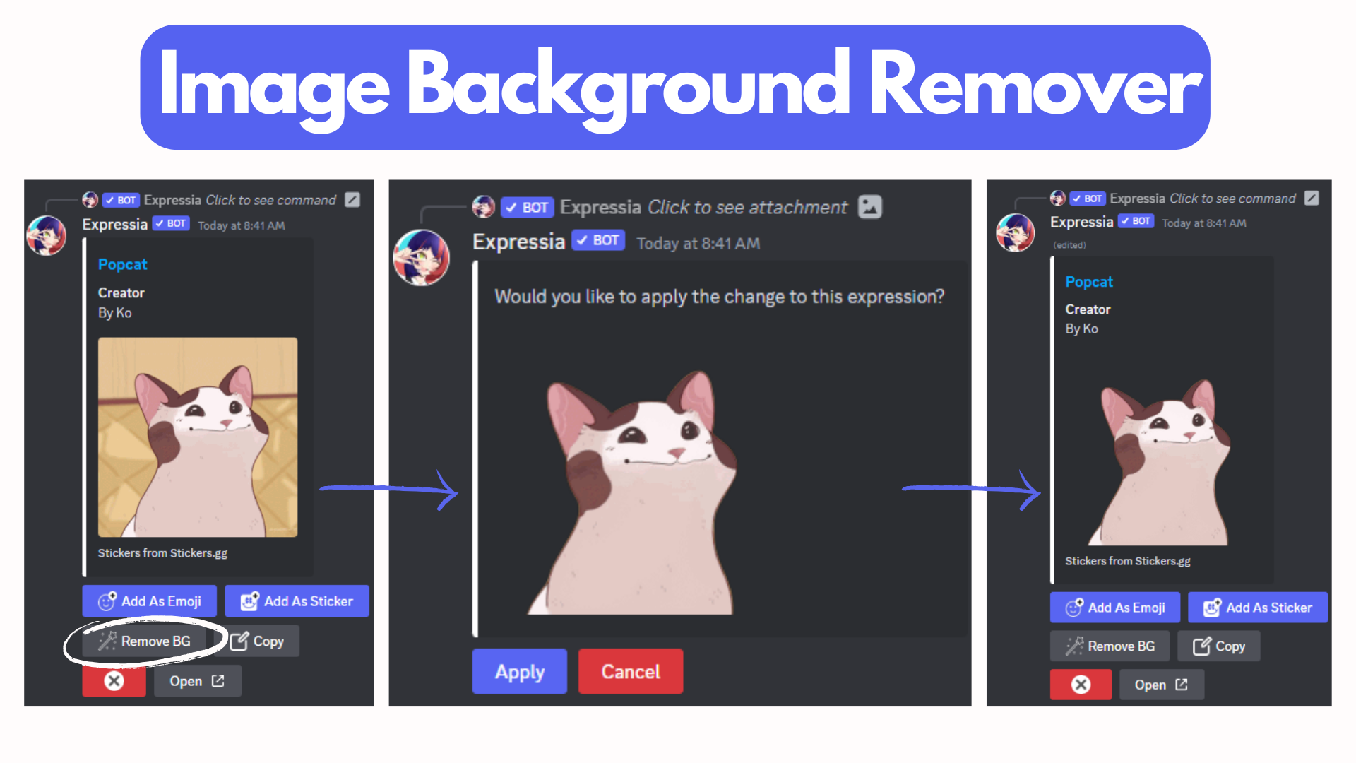 Expression Background Remover